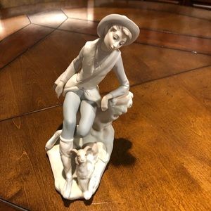 LLADRO  “Shephard with dog”